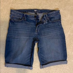 Gap Bermuda Shorts Denim Jean Bottoms Size 8/29